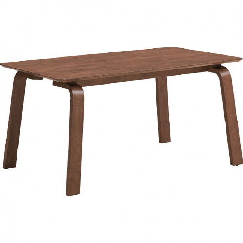 Ginny Dining Table in Walnut Finish Wood