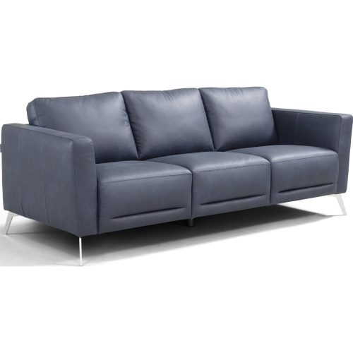 Astonic Sofa in Blue Leather