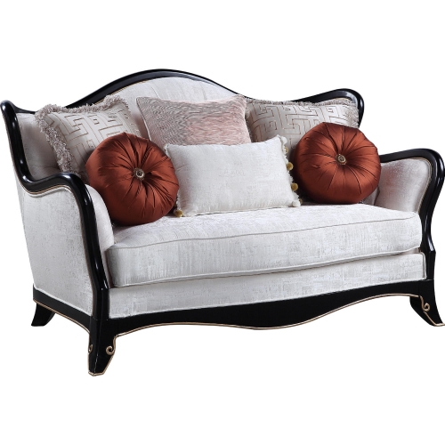 Nurmive Loveseat in Beige Fabric