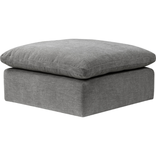 Naveen Modular Ottoman Sectional Unit in Gray Linen