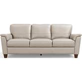 Pacific Palisades Sofa in Beige Leather