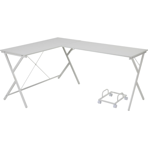 Dazenus Computer Desk in White Finish