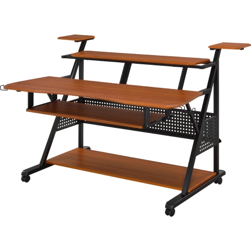 Willow Music Desk in Cherry Finish & Black