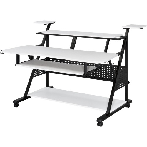 Willow Music Desk in White & Black Finish