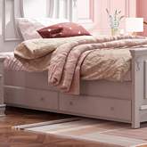 Flora Twin Trundle in Gray Finish