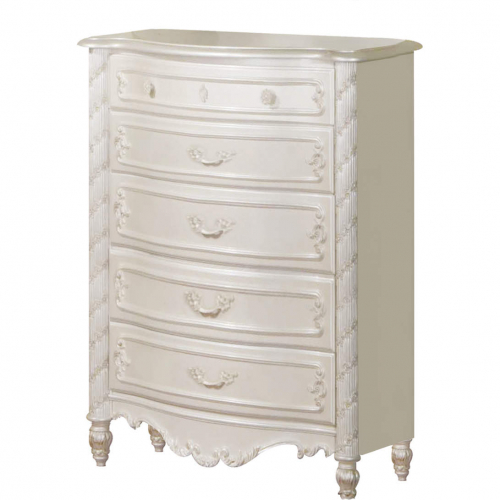 Pearl Chest in Pearl White Finish