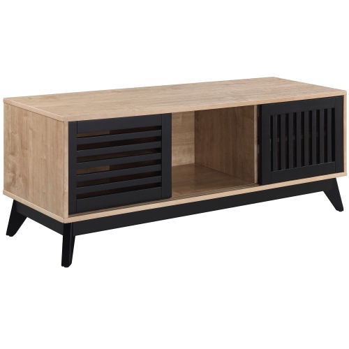 Gamaliel 47" TV Stand in Oak & Espresso Finish