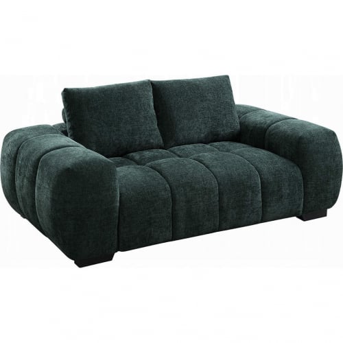 Ferrand Loveseat in Green Linen