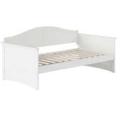 Acadia Twin Daybed in White Finish Wood