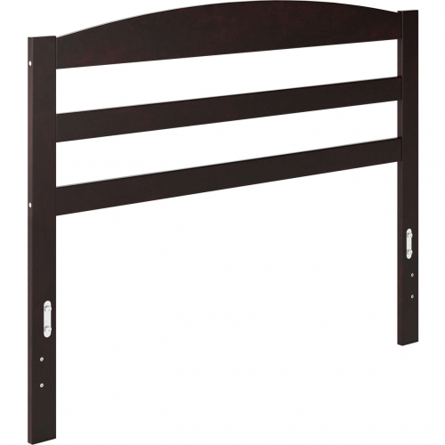 Warren Full Arched Horizontal Slat Headboard in Espresso Wood