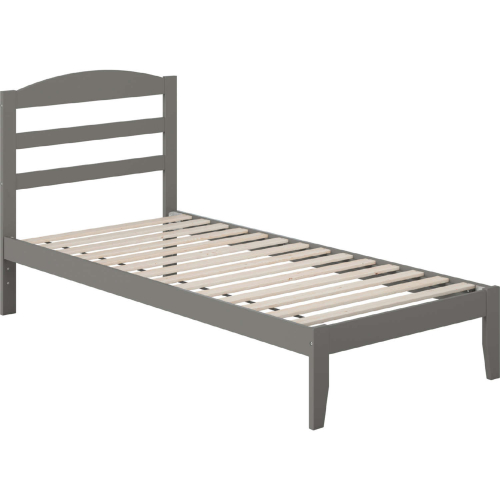 Warren Twin XL Bed in Grey Finish