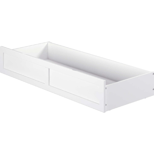 Urban Queen Foot Underbed Drawer in White Finish