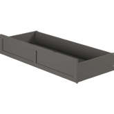 Urban Queen Foot Underbed Drawer in Grey Finish