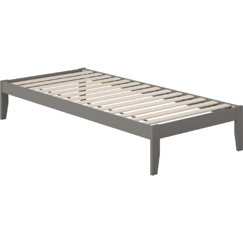 Colorado Twin Extra Long Bed w/ USB Turbo Charger in Grey