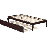 Colorado Twin Bed w/ Twin Trundle in Espresso