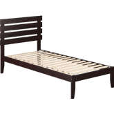 Oxford Twin XL Bed in Espresso Finish