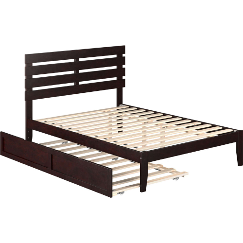 Oxford Full Bed w/ Twin Trundle in Espresso Finish