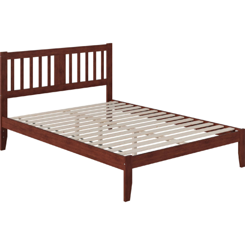 Tahoe Queen Bed w/ USB Turbo Charger in Walnut