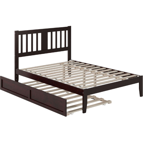 Tahoe Full Bed with Twin Trundle in Espresso Finish Wood