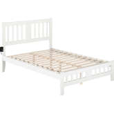 Tahoe Full Bed with Footboard in White Finish