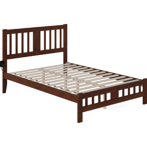 Tahoe Full Bed w/ Footboard in Walnut Finish