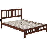 Tahoe Queen Bed w/ Footboard in Walnut Finish