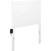 NoHo Twin Headboard in White Finish