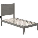 NoHo Twin Bed in Grey Finish