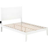 NoHo Full Bed in White Finish