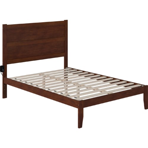 NoHo Full Bed in Walnut Finish