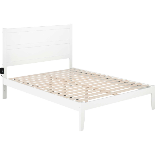 NoHo Queen Bed in White Finish