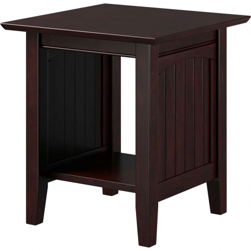 Nantucket End Table in Espresso