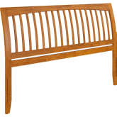 Orleans King Sleigh Slat Headboard w/ USB in Light Toffee Finish Wood