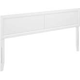 Sophia King Headboard in White Finish Solid Wood