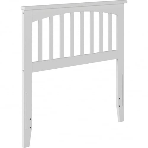 Mission Twin Headboard in White