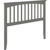 Mission Full Headboard in Atlantic Grey