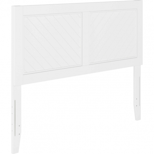 Canyon Full Headboard in White Finish Solid Wood