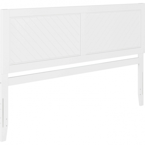 Canyon King Headboard in White Finish Solid Wood