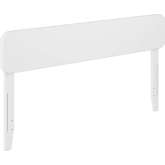 Florence Queen Headboard in White Finish Solid Wood