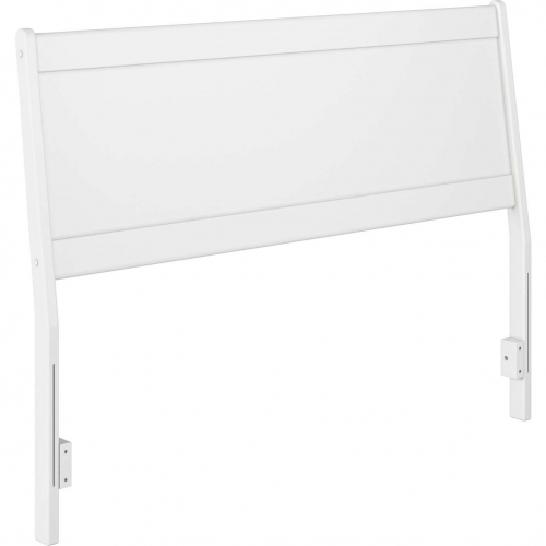 Casanova Queen Panel Headboard in White Solid Wood