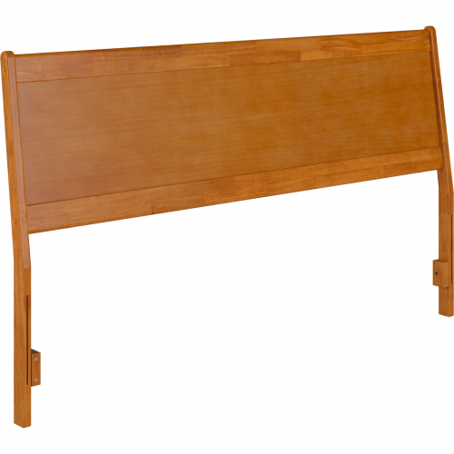 Casanova King Panel Headboard in Light Toffee Solid Wood