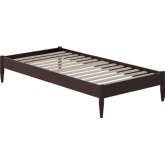 Pasadena 14" Twin XL Platform Bed Frame in Espresso Finish Wood