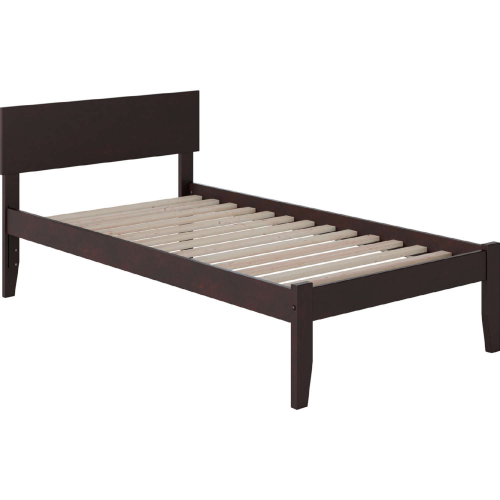 Orlando Twin XL Bed w/ Open Footboard in Espresso