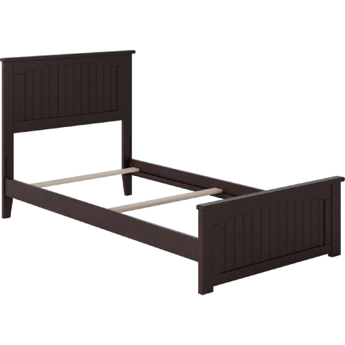 Nantucket Twin XL Bed with Matching Footboard in Espresso