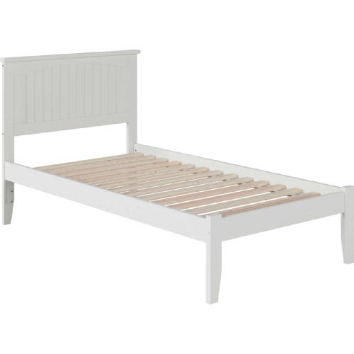 Nantucket Twin Open Footboard in White