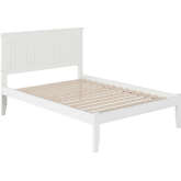 Nantucket Full Bed w/ Open Footboard in White