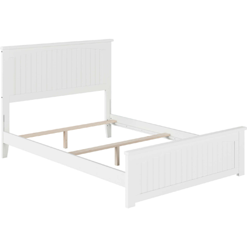 Nantucket Full Bed w/ Matching Footboard in White