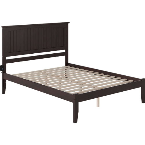 Nantucket King Bed w/ Open Footboard in Espresso