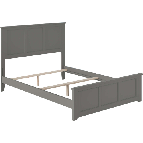 Madison Full Traditional Bed w/ Matching Footboard in Atlantic Grey