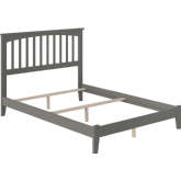 Mission Full Traditional Bed in Atlantic Grey